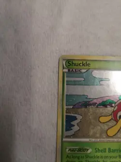 Shuckle 11/123 Holo Rare HeartGold SoulSilver Base Set Pokemon Card - Image 5