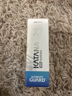 Katana Ultimate Guard Standard Size Ideal Fit Card Sleeves 100 Sleeves- WHITE - Image 5