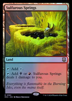 Sulfurous Springs - Ripple Foil - MTG Cards Shop - Image 1