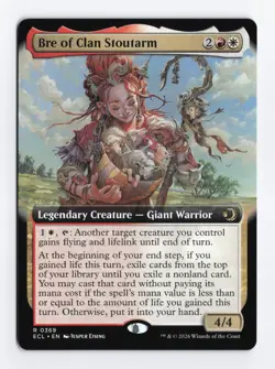 Bre of Clan Stoutarm (Extended Art) #369 Rare Lorwyn Eclipsed MTG ECL PACK FRESH - Image 1