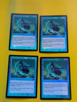 Hazy Homunculus x4 MTG Playset OLD BORDER FOIL CARD. PROPHECY illusion x4 . - Image 1