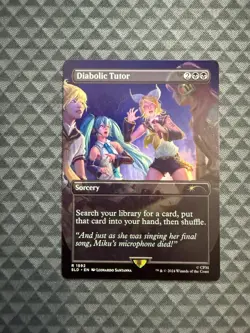 MTG Diabolic Tutor #1592 Rare Secret Lair Drop Series (SLD) - Image 1