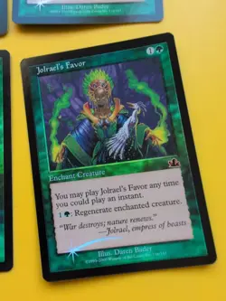 Jolrael's Favor x4 playset MTG CARD OLD BORDER FOIL CARD. PROPHECY JUNE 2000. - Image 2