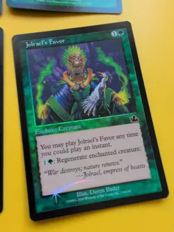 Jolrael's Favor x4 playset MTG CARD OLD BORDER FOIL CARD. PROPHECY JUNE 2000. - Image 3
