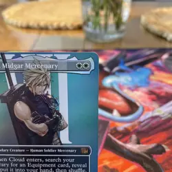 MTG Final Fantasy Cloud, Midgar Mercenary Borderless Foil Fin 375 - Image 3