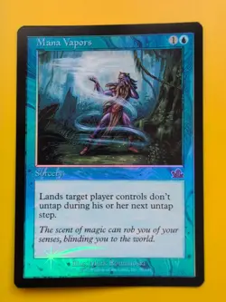 Mana Vapors. Sorcery MTG CARD OLD BORDER FOIL CARD. PROPHECY JUNE 2000. - Image 1