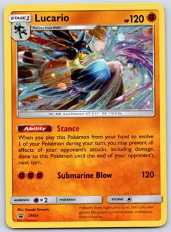 Lucario SM54 (NM) - Sun & Moon Black Star Promo - Pokemon TCG - Image 1
