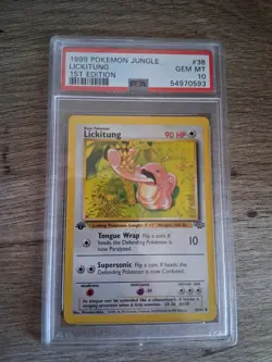 1999 Pokemon Jungle Lickitung #38 1st Edition 38/64 PSA 10 FREE SHIPPING - Image 2