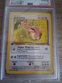 1999 Pokemon Jungle Lickitung #38 1st Edition 38/64 PSA 10 FREE SHIPPING - Image 5