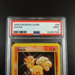 PSA 9 Vulpix 68/102 Pokemon Base Set 1999 Non Holo Graded Card - Image 2