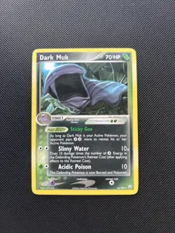 Pokemon Card EX Team Rocket Returns Dark Muk 16/109 Rare - Image 1