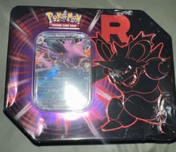 Pokemon TCG Team Rocket Nidoking Destined Rivals Tin Brand New Factory Sealed - Image 1