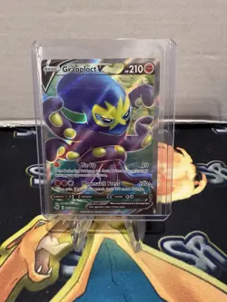 2020 Pokemon Grapploct V 072/073 Champion's Path FULL ART Holo - Image 1