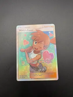 Pokemon Misty's Favor Full Art #235 Unified Minds Near Mint JUST PULLED!!! - Image 2