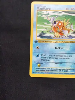 Pokemon Cards: Base Set 1st Edition Uncommon: Magikarp 35/102 - Image 5