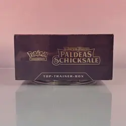 PALDEAS SCHICKSAL POKEMON TOP TRAINER BOX GERMAN OVP SEALED - Image 5