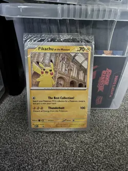 Pikachu At The Museum x Natural History London Jumbo Pokemon Card Mint sealed - Image 1