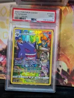 Gengar TG06/TG30 Pokemon PSA 9 Mint Lost Origin Trainer Gallery Ultra Rare #TG06 - Image 1
