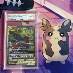 Pokemon Card | PSA 10 Garchomp & Giratina GX 059/054 Full Art SM10a SR Japanese - Image 1