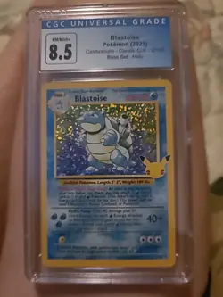 Pokemon Celebrations Classic Collection Blastoise 2/102 CGC 8.5 Subgraded! - Image 1