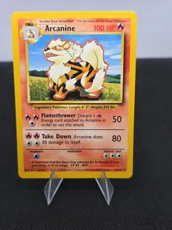 Pokemon TCG Arcanine Base Set 23/102 Regular Unlimited Uncommon (Spanish) - Image 1