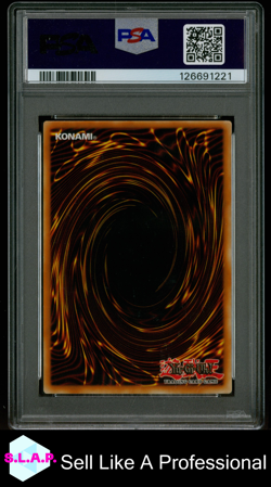 E-HERO CAPTAIN GOLD FOTB-ULTIM RARE-GER. YU-GI-OH FORCE THE B3EAK 2007 014 PSA 8 - Image 2