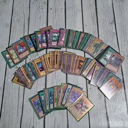 Vintage 1996 Yugioh Cards Lot About 200 Some Holos - Image 1