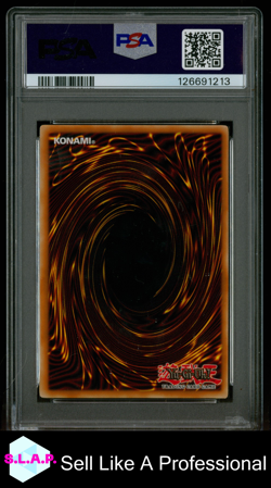 EB IMMORTAL ASLLA PISCU RGBT-ULTIMATE RARE YU-GI-OH! 2009 EN019 PSA 9 - Image 2