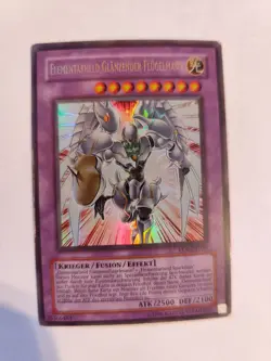 Yu-Gi-Oh Elementarheld Flanzender Flugelmann Ultra Rare Holo Karte Deutsch TCG - Image 1