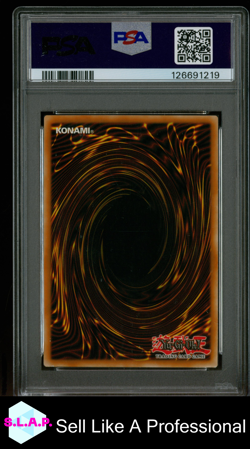 GEMINI ELF 1ST EDITION-GER YU-GI-OH! LON-LABYRINTH OF NIGHTMARE 2003 G000 PSA 8 - Image 2