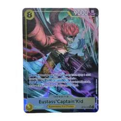 Eustass "Captain" Kid (OP10-112). One Piece CCG. Royal Blood. Alt Art Parellel. - Image 1