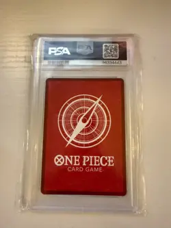 ONE PIECE TCG 500 YEARS IN THE FUTURE OP07-079 ALT ART LEADER ROB LUCCI PSA 10 - Image 2