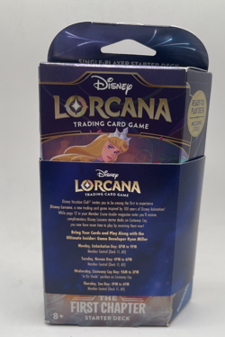 Disney Lorcana First Chapter Starter Deck Sapphire Steel 1ST ED DVC Cover RARE 4050368981684 - Image 1