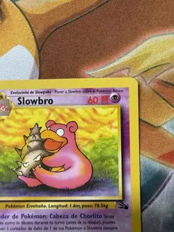 Pokemon TCG Slowbro Fossil Unlimited Uncommon Card 43/62 Spanish - Image 2