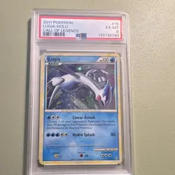 Pokemon TCG Lugia Holo Rare 15/95 Call of Legends 2011 PSA 6 Card Stock - Image 1