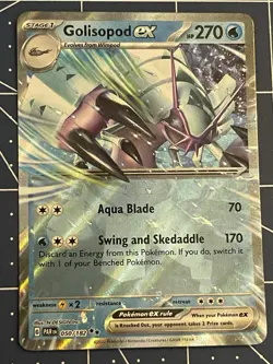 Pokemon TCG Golisopod EX 50/182 Paradox Rift Double Rare Card NM - Image 1