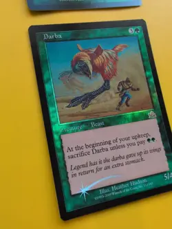 Darba x2 Beast MTG 2 CARD OLD BORDER FOIL CARD. PROPHECY JUNE 2000. - Image 2