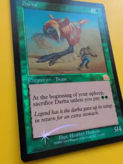 Darba x2 Beast MTG 2 CARD OLD BORDER FOIL CARD. PROPHECY JUNE 2000. - Image 3