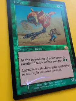 Darba x2 Beast MTG 2 CARD OLD BORDER FOIL CARD. PROPHECY JUNE 2000. - Image 4