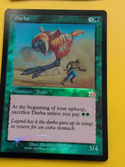 Darba x2 Beast MTG 2 CARD OLD BORDER FOIL CARD. PROPHECY JUNE 2000. - Image 5