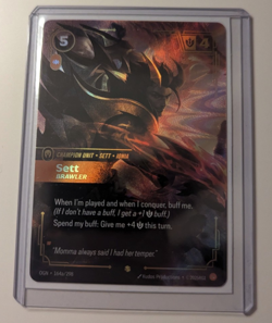 Sett, Brawler Alt Art OGN 164a/298 - Riftbound Origins TCG Card - Image 1