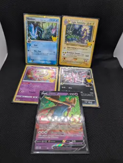 pokemon celebrations 25th anniversary Card Lot Mimikyu, Mew, Toxtricity - Image 1