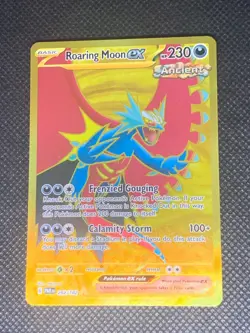 Roaring Moon ex 262/182 - Paradox Rift Pokemon Card - LP - Image 1