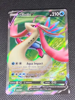 Milotic V 179/192 - Rebel Clash Pokemon Card - NM - Image 1