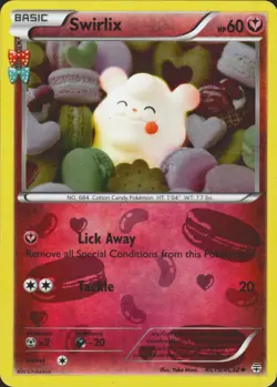 Swirlix RC19/RC32 Generations: Radiant Collection Uncommon Pokemon Card NM - Image 1