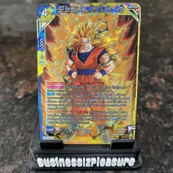 SS3 Son Goku Premonitions of a Fierce Battle SR Foil Dragon Ball Super Card | NM - Image 1
