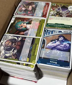 One Piece TCG C/UC/R English Cards Lot Of 700+ non-foil & 150+ foil NM - Image 1