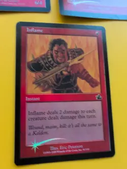 Flameshot, Inflame, Lesser Gargadon - MTG OLD BORDER FOIL 3 CARD. PROPHECY - Image 4