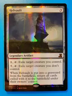 MTG 1x FOIL Helvault # 6 From the Vault Lore Magic the Gathering Card x1 NM - Image 1