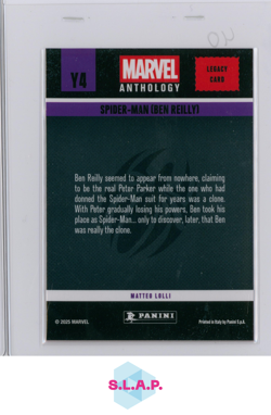 SPIDER-MAN (BEN REILLY) PANINI Y4 MARVEL ANTHOLOGY LEGACY CARD 2025 ENGLISH - Image 2